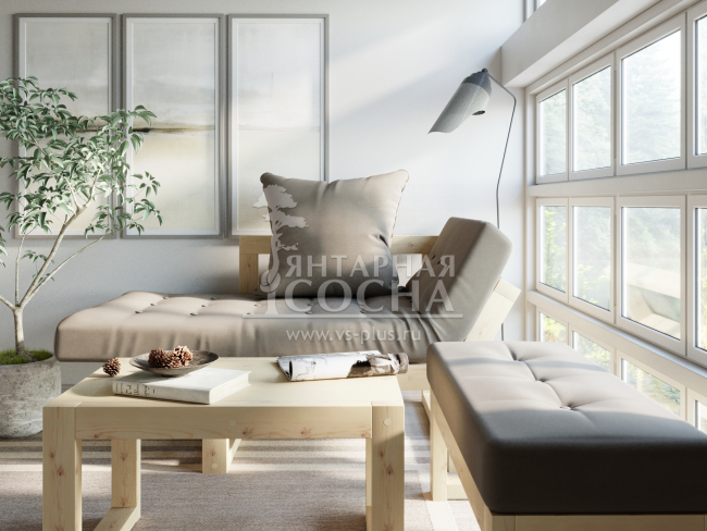 Кресло Амбер Velvet Сосна Beige Кресло Амбер Velvet Сосна Beige