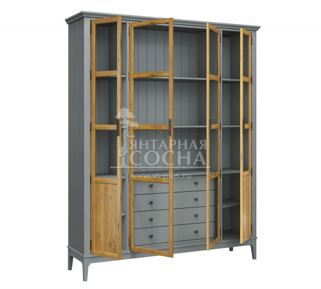 Шкаф для книг Квадро-С 422С/04 Шкаф для книг Квадро-С 422С/04