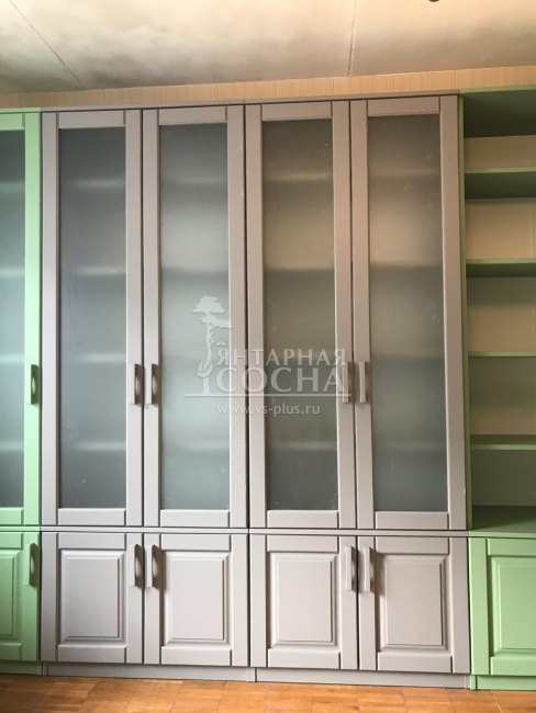 Шкаф книжный 2 дверный с фасадом Коста Бланка Шкаф книжный 2 дверный с фасадом Коста Бланка