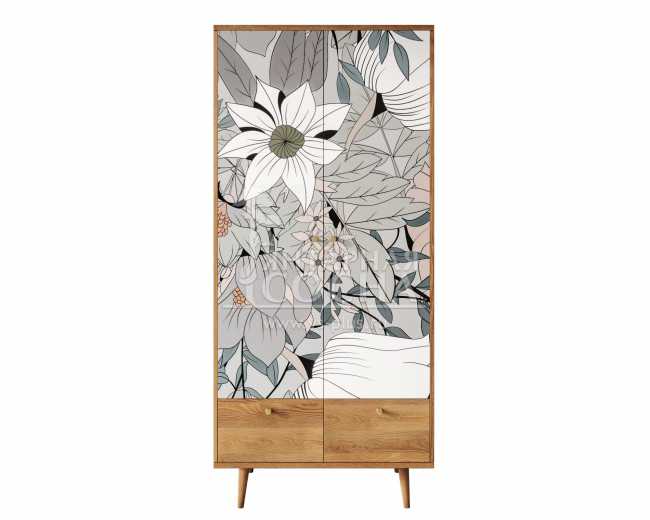 Шкаф двухстворчатый "Berber" принт 50 арт BB16/Print_50 Шкаф двухстворчатый "Berber" принт 50 арт BB16/Print_50