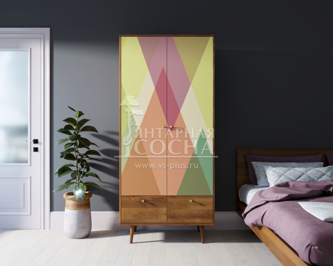 Шкаф двухстворчатый "Berber" принт 16 арт BB16/Print_16 Шкаф двухстворчатый "Berber" принт 16 арт BB16/Print_16