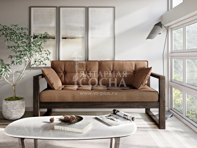 Диван Астер Мини Textile Венге Brown Диван Астер Мини Textile Венге Brown
