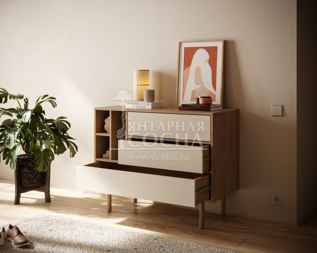 Комод с тремя ящиками "Alice" арт ALC01 Комод с тремя ящиками "Alice" арт ALC01