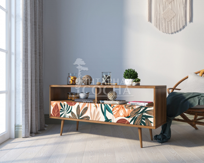 Консоль "Berber" с тремя ящиками принт 25 арт BB23/Print_25 Консоль "Berber" с тремя ящиками принт 25 арт BB23/Print_25