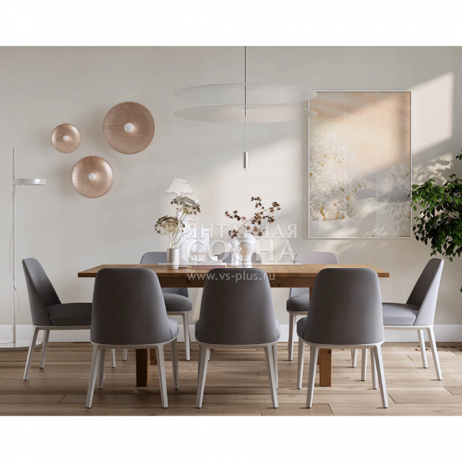 Стол обеденный раздвижной ШАНЬ 147/204x95 Стол обеденный раздвижной ШАНЬ 147/204x95