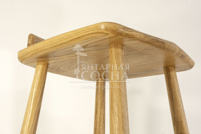 Стул барный Денвер из массива дуба матовое масло Стул барный Денвер из массива дуба матовое масло