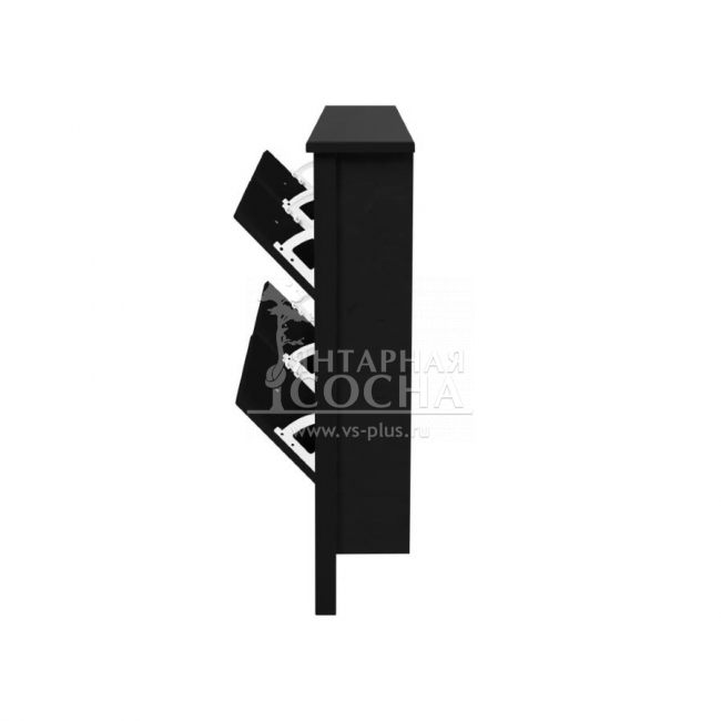 Тумба для обуви КЫМОР 106 Черная Тумба для обуви КЫМОР 106 Черная