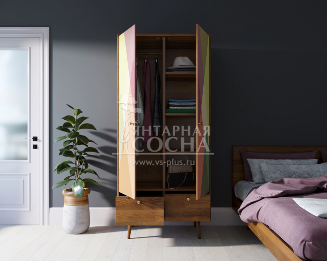 Шкаф двухстворчатый "Berber" принт 16 арт BB16/Print_16 Шкаф двухстворчатый "Berber" принт 16 арт BB16/Print_16