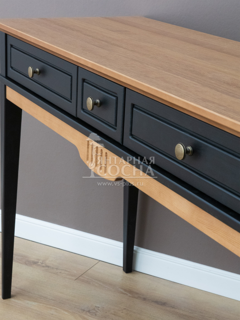 Стол туалетный 120 Пенни блэк/антик 24 Стол туалетный 120 Пенни блэк/антик 24