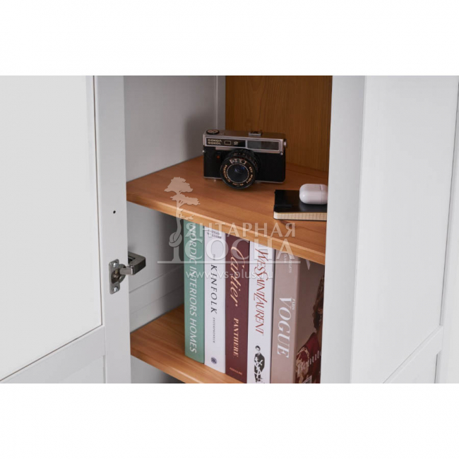 Шкаф узкий для книг КЫМОР Стекло/Панель 49 Белый/Светло-коричневый Шкаф узкий для книг КЫМОР Стекло/Панель 49 Белый/Светло-коричневый