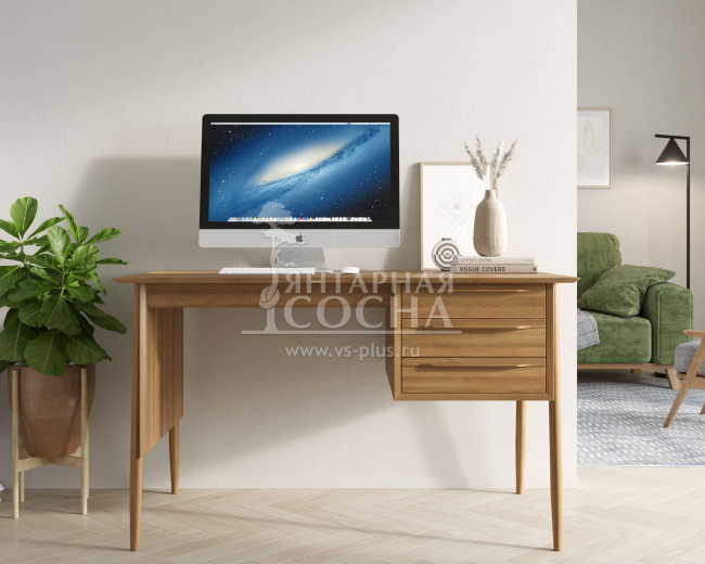 Рабочий письменный стол"Bruni" малый арт BR47-2 Рабочий письменный стол"Bruni" малый арт BR47-2