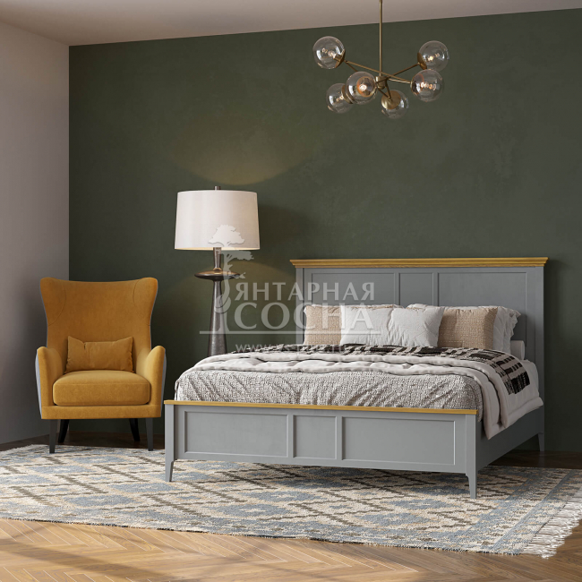 Кровать двуспальная Квадро-С 160*200 Кровать двуспальная Квадро-С 160*200