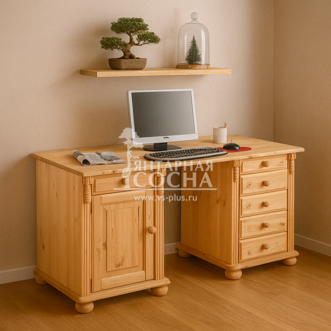 Стол 2-х тумбовый Балтика 32 Стол 2-х тумбовый Балтика 32