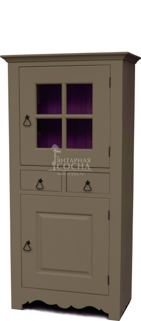 Шкаф для посуды Гранд ОМД со стеклом Шкаф для посуды Гранд ОМД со стеклом