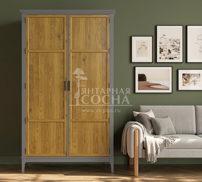 Шкаф для одежды двухдверный Квадро-С 20 Шкаф для одежды двухдверный Квадро-С 20