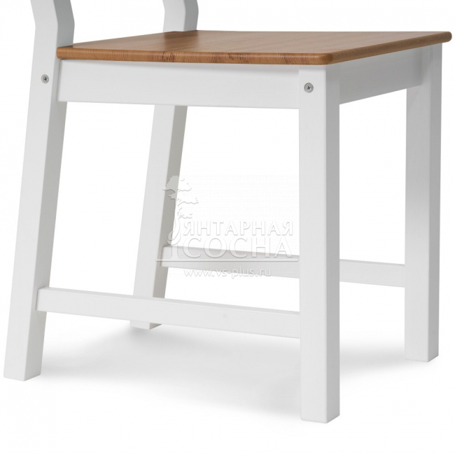 Стул УДОРА Белый/Светло-коричневый Стул УДОРА Белый/Светло-коричневый