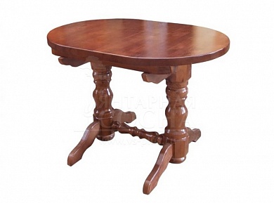 Деревянные круглые столы на 4 ногах