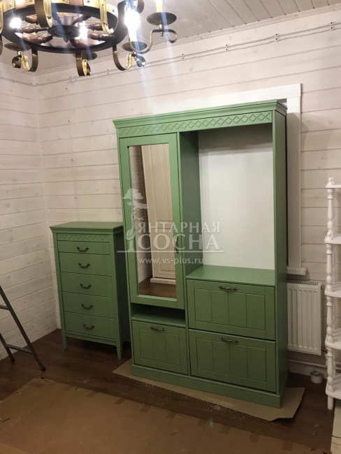 Шкаф для прихожей комбинированный Дания Шкаф для прихожей комбинированный Дания