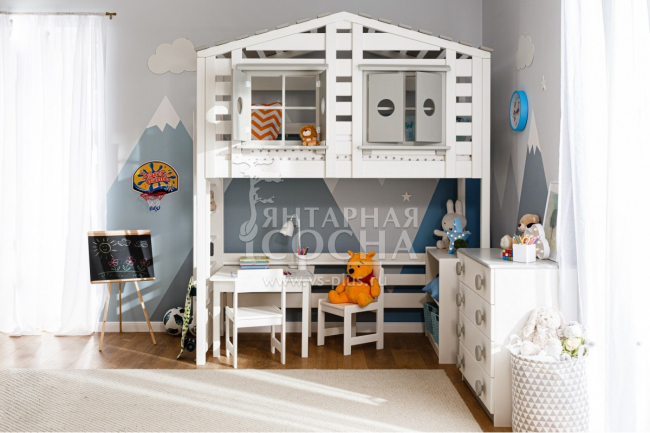 Кровать-домик В-яр Тимберика Кидс №13 Кровать-домик В-яр Тимберика Кидс №13