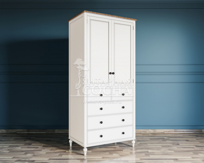 Шкаф двухстворчатый "Odri" с 5 ящиками арт od2127KR5 Шкаф двухстворчатый "Odri" с 5 ящиками арт od2127KR5