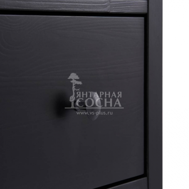 Комод КЫМОР 3 ящика МИНИ Черный Комод КЫМОР 3 ящика МИНИ Черный