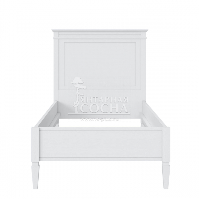 Кровать односпальная Ольса 90 (белый лак) (1.0.1) Кровать односпальная Ольса 90 (белый лак) (1.0.1)