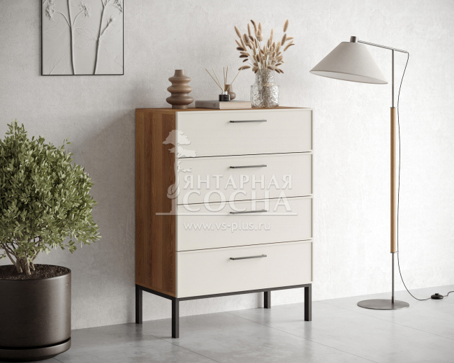 Комод вертикальный с четырьмя ящиками "Nicole" арт NEM18 Комод вертикальный с четырьмя ящиками "Nicole" арт NEM18