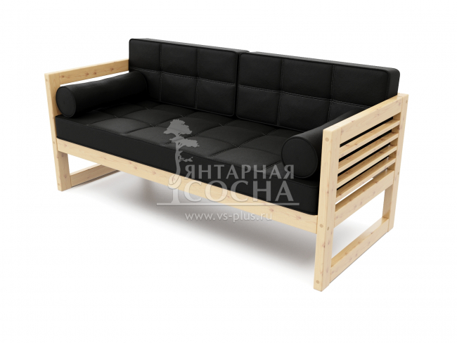 Диван Сега Б Velvet Сосна Black Диван Сега Б Velvet Сосна Black