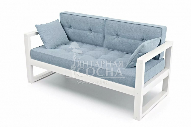 Диван Астер Мини Textile Белый Blue Диван Астер Мини Textile Белый Blue