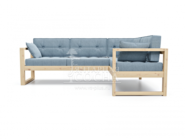 Диван Астер Угловой Textile Сосна Blue Диван Астер Угловой Textile Сосна Blue