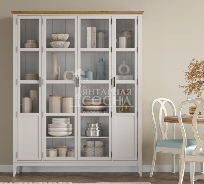 Шкаф для книг-витрина Квадро-С 422С Шкаф для книг-витрина Квадро-С 422С