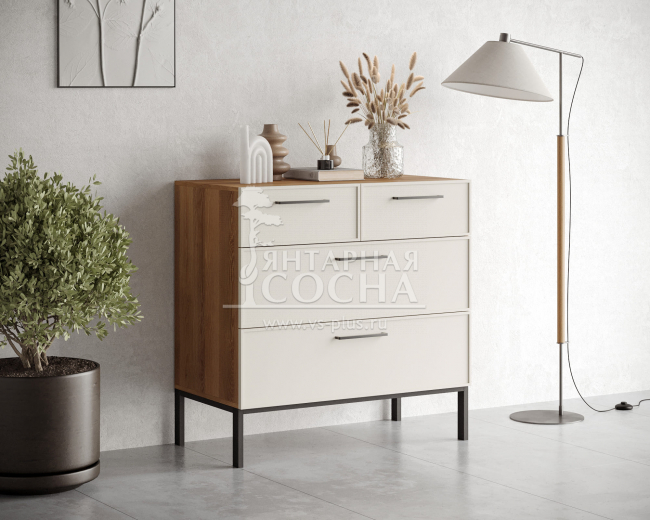 Комод с четырьмя ящиками "Nicole" NR22 Комод с четырьмя ящиками "Nicole" NR22