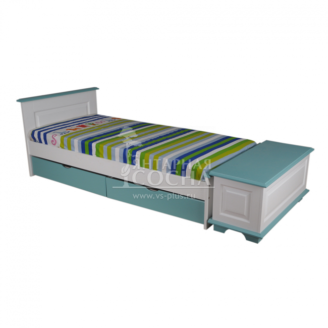 Кровать 900х2000 с ящ. "Брусно" Кровать 900х2000 с ящ. "Брусно"