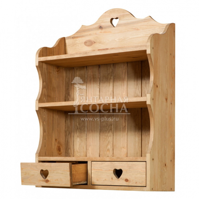 Полка навесная Прованс 2 ящичка KAE5 Полка навесная Прованс 2 ящичка KAE5