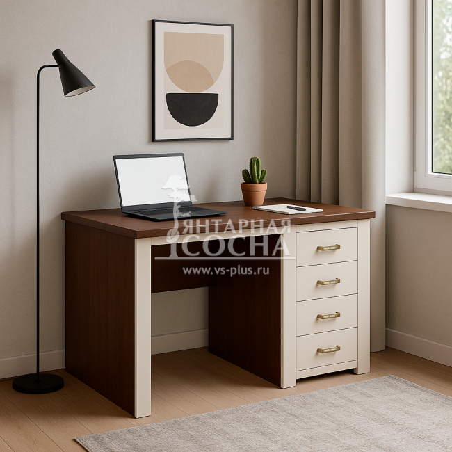 Стол письменный "Ярви" однотумбовый Стол письменный "Ярви" однотумбовый