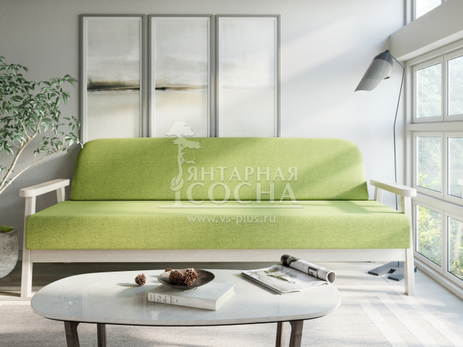 Диван Флори Б Textile Беленый Дуб Green Диван Флори Б Textile Беленый Дуб Green