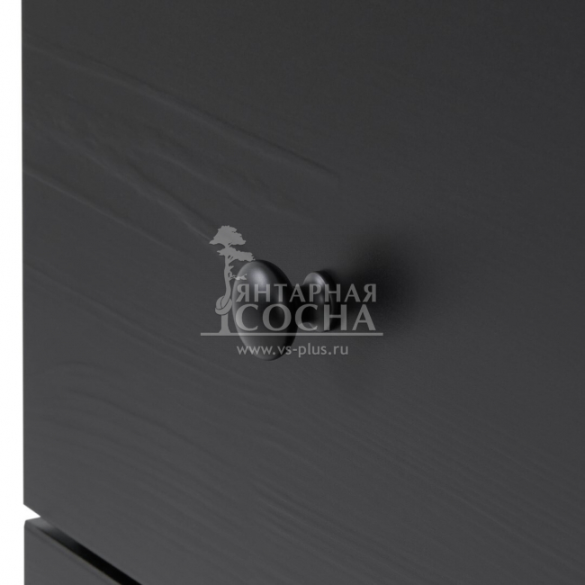 Комод ТИРАНА 3 ящика Черный Комод ТИРАНА 3 ящика Черный