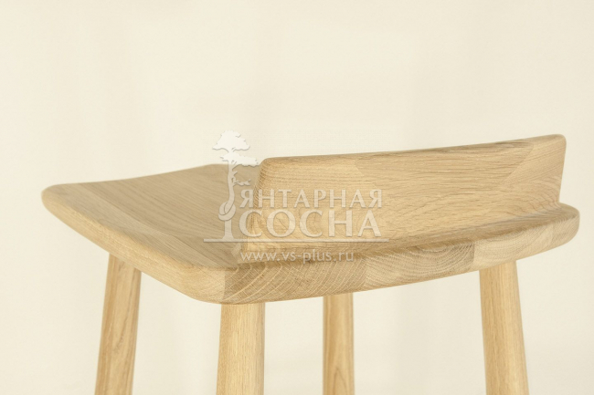 Стул барный Денвер из массива дуба натуральный дуб Стул барный Денвер из массива дуба натуральный дуб