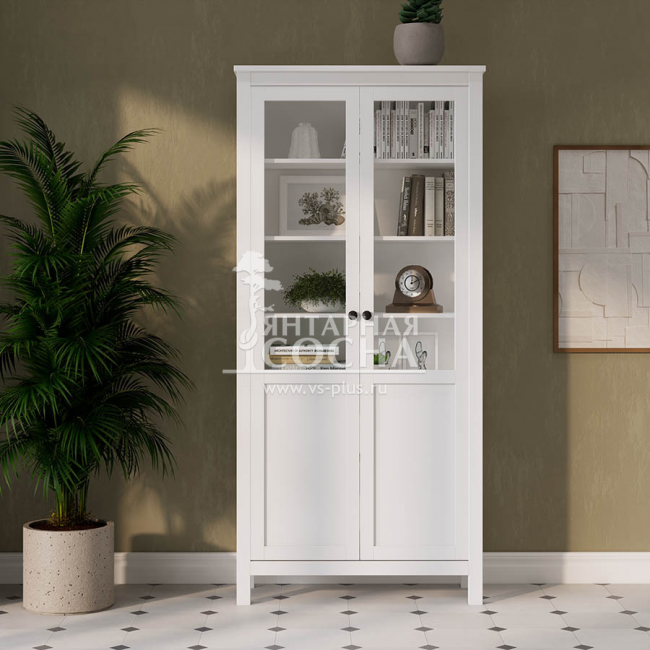 Шкаф витрина ХЕМНЭС Кымор с дверями пн/ст Шкаф витрина ХЕМНЭС Кымор с дверями пн/ст