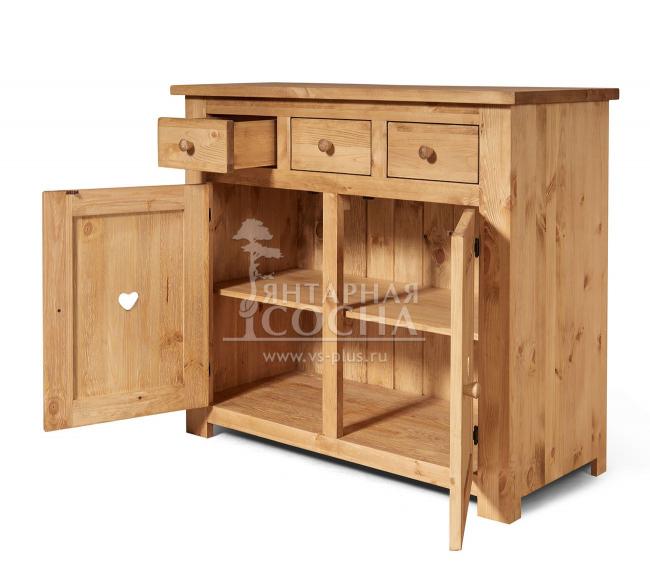 Тумба Прованс 2 дверки 3 ящика, полка KTB23 Тумба Прованс 2 дверки 3 ящика, полка KTB23