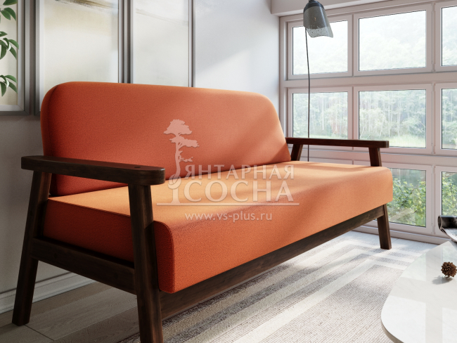 Диван Флори М Velvet Орех Orange Диван Флори М Velvet Орех Orange