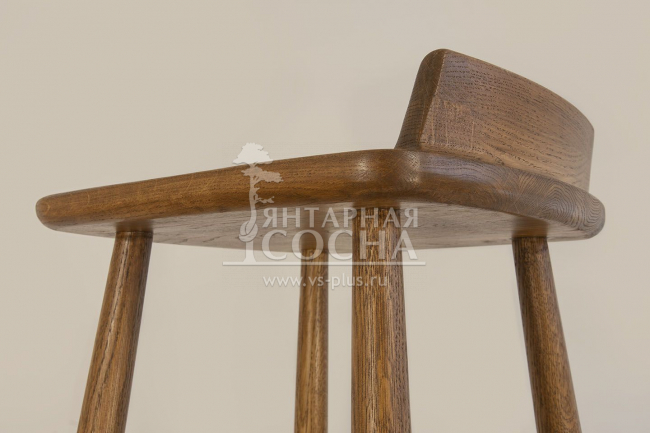 Стул барный Денвер из массива дуба коньяк Стул барный Денвер из массива дуба коньяк