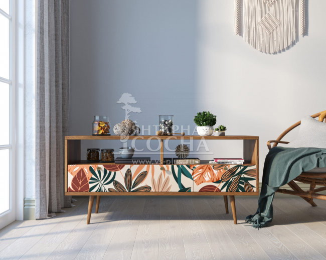 Консоль "Berber" с тремя ящиками принт 25 арт BB23/Print_25 Консоль "Berber" с тремя ящиками принт 25 арт BB23/Print_25