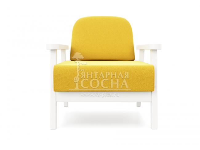 Кресло Флори Velvet Белая Эмаль Yellow Кресло Флори Velvet Белая Эмаль Yellow