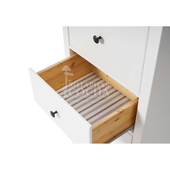 Комод узкий КЫМОР 5 ящиков Белый Комод узкий КЫМОР 5 ящиков Белый