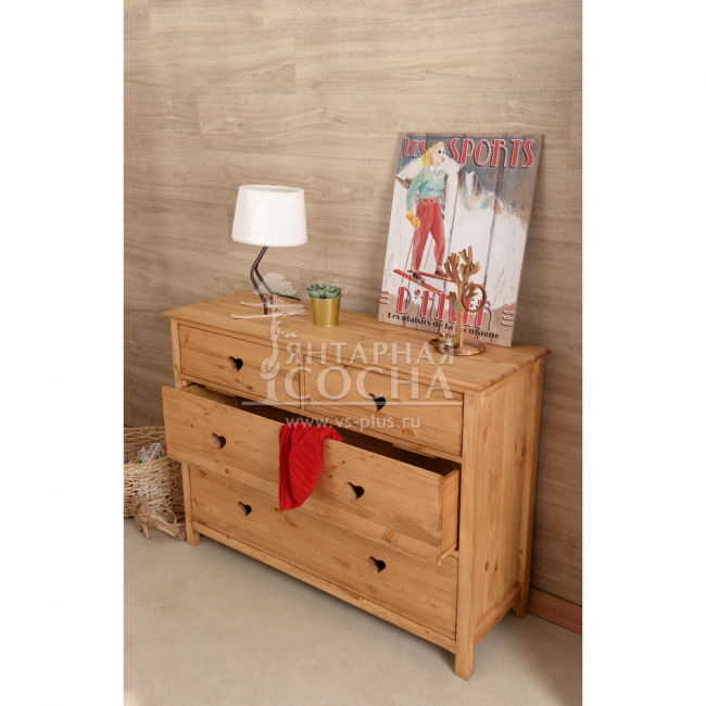 Комод Прованс 4 выдвижных ящика KR17 Комод Прованс 4 выдвижных ящика KR17
