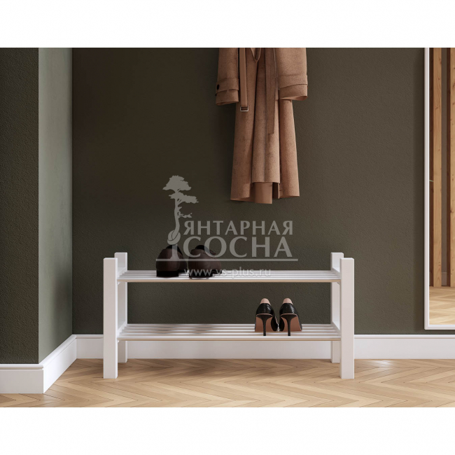 Полка для обуви МИЧА Белая Полка для обуви МИЧА Белая