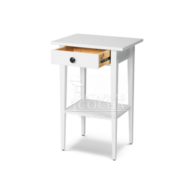 Тумба прикроватная КЫМОР 1 ящик Белая Тумба прикроватная КЫМОР 1 ящик Белая