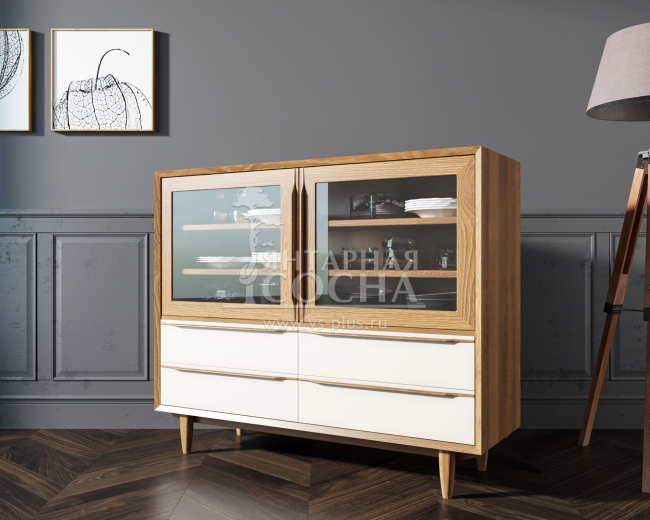 Буфет "Bruni white" низкий арт BR34WH Буфет "Bruni white" низкий арт BR34WH