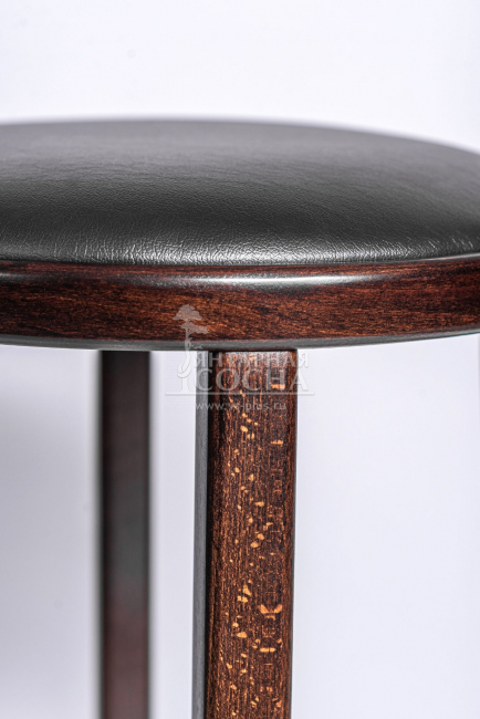 Стул барный Sol мягкий темный орех Стул барный Sol мягкий темный орех